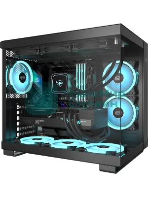 Компьютерный корпус PcCooler C3 T500 BK черный без БП ATX 2xUSB3.0 1xUSB3.1 audio bott PSU