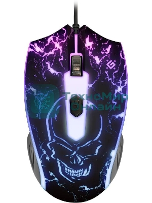 Комплект клавиатура+мышь Defender Aura MKP-117 проводной, USB, 2400 DPI, черный