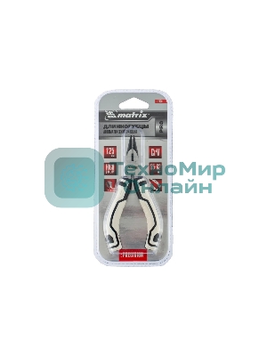 Длинногубцы Matrix Mini, 125 мм, прямые, авторазжим, PRO