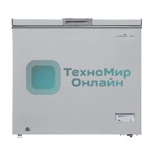 Морозильный ларь SNOWCAP CF-250ES серебристый глухая крышка, 250л
