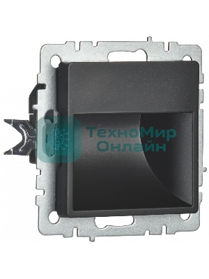 Подсветка светодиодная встраиваемая IEK BRITE ПЛ20-БрЧ (BR-FL20-K02) черный