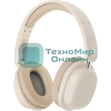 Беспроводные наушники Defender FreeMotion B640 бежевый, накладные, Bluetooth, складная конструкция, до 10 ч