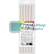 Клеевые стержни Silwerhof 11-200-5-WHI дл.200мм D11мм белый упак:5шт