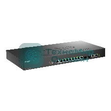 Коммутатор D-Link DMS-1250-12TP/A1A/6KV, 8×2.5 Гбит/с + 2×10 Гбит/с Base-T + 2×10 Гбит/с SFP+, управляемый