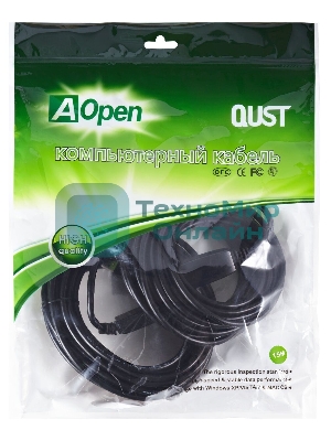 Кабель-адаптер USB3.0-repeater, удлинительный активный Am-->Af 15м QUST/qust