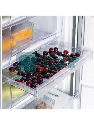 Морозилка Nordfrost DF 268 SAP, серебристый, 256л, 6 ящика