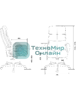 Кресло Бюрократ CH-824/LT-21 песочный, ткань