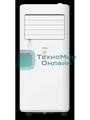 Кондиционер мобильный FUNAI CROCUS MAC-CS22CON01 7500 BTU, 15 м², 53 дБ, охлаждение, белый