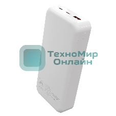 Портативный аккумулятор MORE CHOICE (4620202552785) PB29-20 20000mAh 1USB+2Type-C 3.0A 22.5W+PD20W+QC3.0, белый