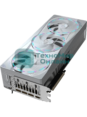 Видеокарта Gigabyte PCI-E 5.0 GV-N5080AORUSM ICE-16GD 1.0 NVIDIA GeForce RTX 5080 16Gb 256bit GDDR7 2617/30000 HDMIx1 DPx3 HDCP Ret