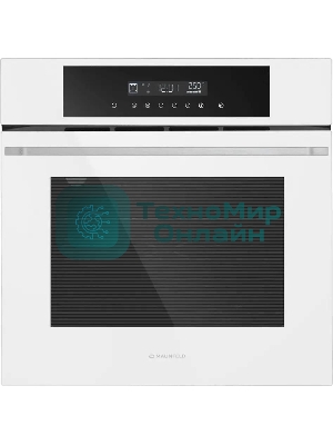 Шкаф духовой электрический Maunfeld AEOD60103W, 60л, дверца с 3 стеклами, белый