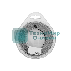 Леска для триммера Denzel двухкомпонентная звезда, 2,0мм х 15м, блистер EXTRA CORD