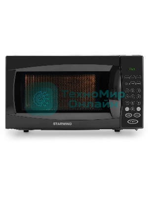 Микроволновая печь Starwind SMW5020 черный, 20 л, 700 Вт, переключатели - сенсор