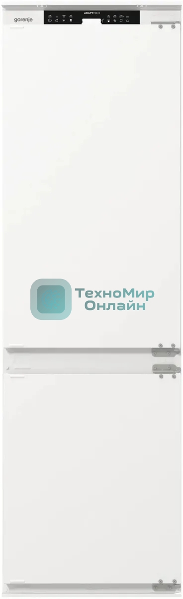 Встраиваемый холодильник Gorenje NRKI517141 белый двухкамерный 175/68 л морозилка снизу, No Frost