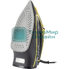 Утюг Hyundai H-SI01560 черный/желтый, 3200 Вт, 35 г/мин, 220 г/мин, 450 мл