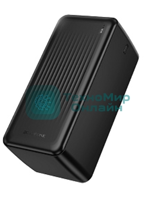 Портативный аккумулятор BOROFONE (6941991121524) BJ78C 50000mAh 2USB+1Type-C+1Micro USB 2.0A, черный