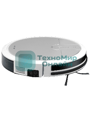 Робот-пылесос Coolfort CF-3204 белый, 2000 мАч Li-Ion, уборка влажная/сухая, пылесборник контейнер 0.4 л