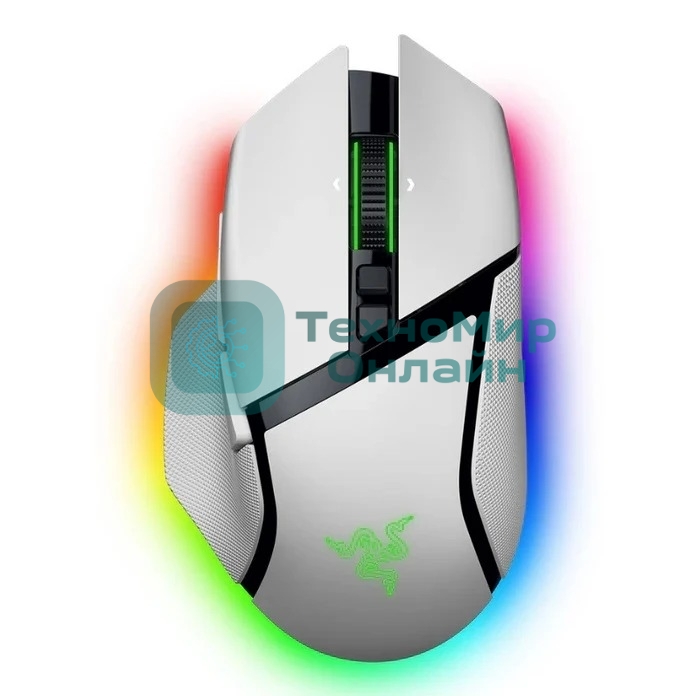 Мышь беспроводная/проводная Razer Basilisk V3 Pro 35K белый, 35000 dpi, радиоканал, Bluetooth, USB, кнопки - 11
