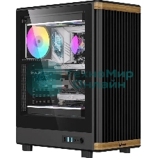 Компьютерный корпус Aerocool/Formula TimberLine T1 черный без БП ATX 4x120мм 1xUSB 2.0 1xUSB 3.0 1xUSB3.1 audio bott PSU