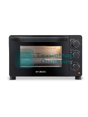 Мини-печь Hyundai MIO-HY080 23 л, 150 Вт, черный