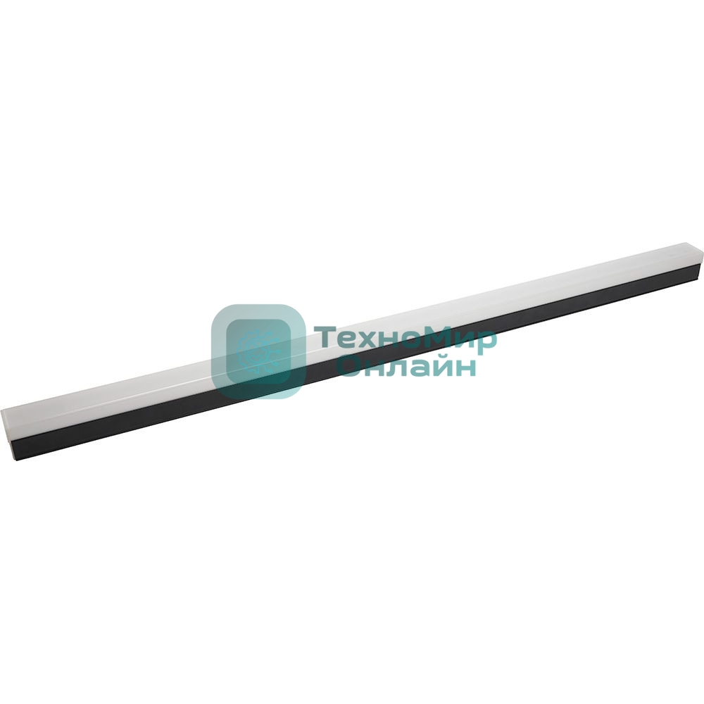 Светильник светодиодный Feron ДПО-36вт 6500К 3200Лм линейный рассеиватель матовый в алюминиевом корпусе черный