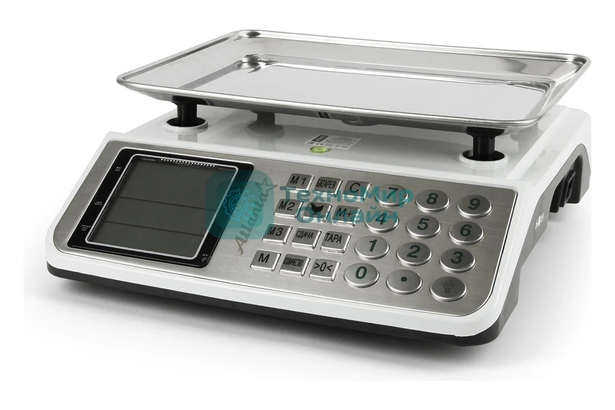 Весы торговые электронные настольные Atlanta ATH-6115 белый