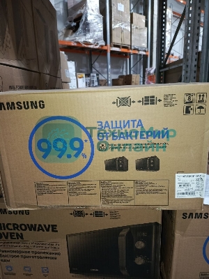 (Поврежденная упаковка) Микроволновая печь SAMSUNG 23L SOLO MS23K3614AW/BW