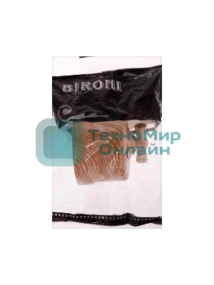 Выключатель проходной поворотный Bironi B1-201-13 1-клавишный, пластик, карельская сосна