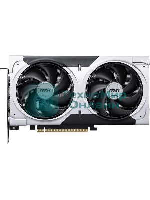 Видеокарта MSI RTX 5060 Ti 8G VENTUS 2X OC PLUS, NVIDIA RTX 5060 Ti, 8 ГБ GDDR7, 128 бит, PCI-e 5.0, 1xHDMI, 3xDP, 2617 МГц