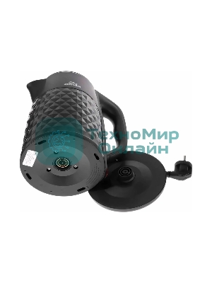 Чайник эл Добрыня DO-1237B (2,8л) 2200 Вт, двойная стенка нжс/пл, черный УВЕЛИЧЕННЫЙ ОБЪЕМ 2,8 л.-Мощность: 1800-2200 Вт.-Двойные стенки-Автоотключение при закипании воды-Возможность поворота на 360 градусов-Закрытый нагревательный элемент-Сетевой индикатор работы-Место для хранения шнура-Напряжение 230 Вт, 50 Гц.