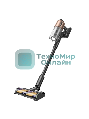 Пылесос вертикальный Dreame Cordless Vacuum Cleaner Z20AquaCycle Station черный/золотистый, питание от аккумулятора, 250 Вт, уборка влажная/сухая, пылесборник 0.6 л