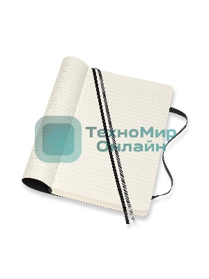 Блокнот Moleskine CLASSIC SOFT EXPENDED QP616EXP Large 130х210 мм, 400 страниц, линейка, мягкая обложка, черный