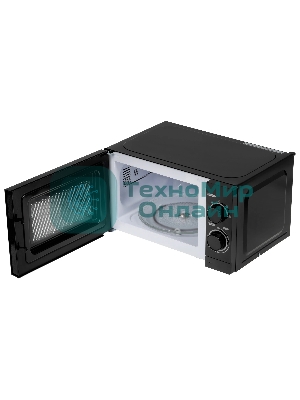 Микроволновая печь Hyundai HYM-M2065 черный 20 л, 700 Вт, поворотный механизм