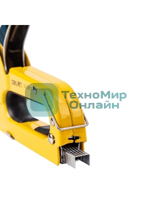 Мебельный степлер Deli DL238001 4-8мм. Полностью стальная конструкция.