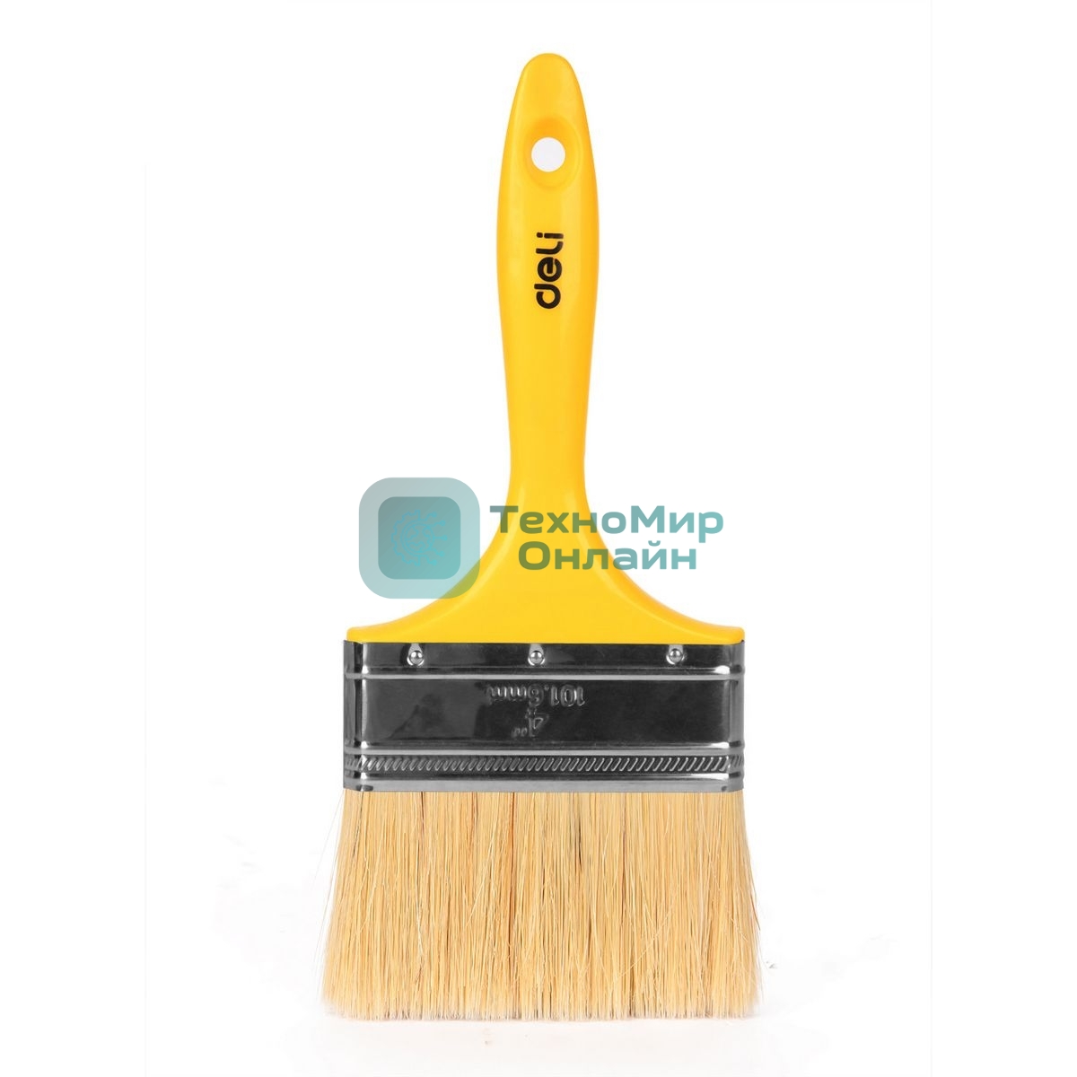 Кисть малярная с пластиковой ручкой Deli DL509114, 100 мм
