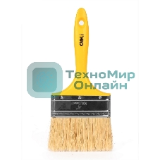 Кисть малярная с пластиковой ручкой Deli DL509114, 100 мм