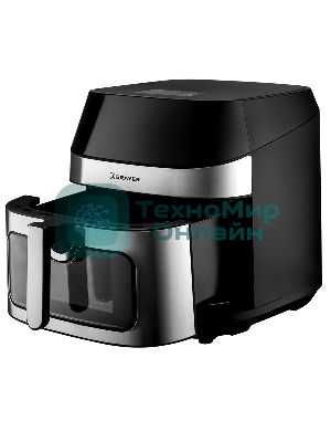 Аэрогриль Brayer 2044BR черный, 2200 Вт, 8 л, сенсор, 10 программ