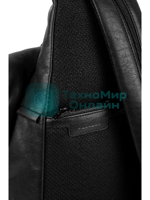 Рюкзак слинг Piquadro Harper CA6784AP/N черный кожа