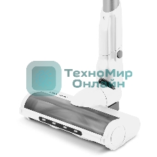 Пылесос вертикальный Coolfort CF-3002 белый, питание от аккумулятора, 120 Вт, уборка сухая, пылесборник 0.9 л, работа от АКБ max 32 мин.