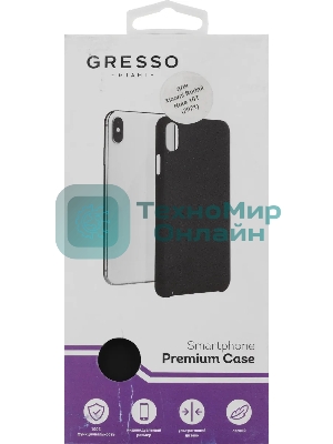 Чехол (клип-кейс) Gresso Meridian, для Xiaomi Redmi Note 10T, черный gr17mrn1114