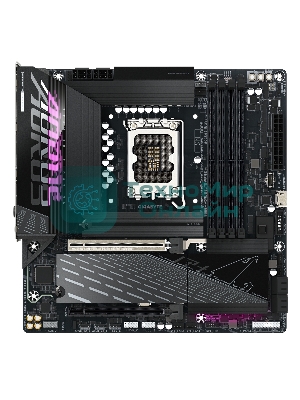 Материнская плата Gigabyte B860M AORUS ELITE WIFI6E, LGA 1851, Intel B860, 4xDDR5, 4xSATA, 3xM.2, 1xPCIe 5.0 x16, 1xPCIe 4.0 x4, 1xHDMI, 1xDP, 1xUSB4 Type-C, 1x 2.5Gb LAN, 4xUSB-A 3.2 Gen 1, 2xUSB-A 3.2 Gen 2, 4xUSB-A 2.0, 7.1, mATX