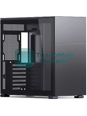 Компьютерный корпус без блока питания JONSBO D41 STD Black ATX без БП, боковая панель из закаленного стекла, mini-ITX, micro-ATX, ATX, черный