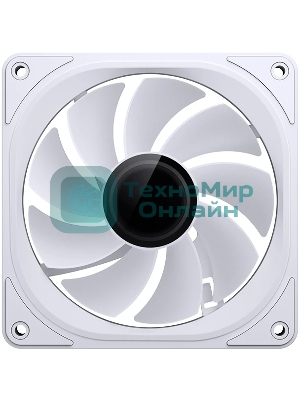 Вентилятор для корпуса JONSBO FR-606WR Reverse (120x120x25мм, 4-pin PWM, ARGb, 35.99CFM, 26.5dBA, 1500RPM, белый)