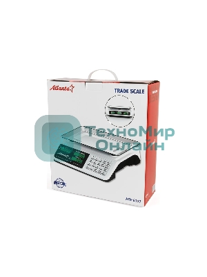 Весы торговые электронные настольные Atlanta ATH-6117 белый
