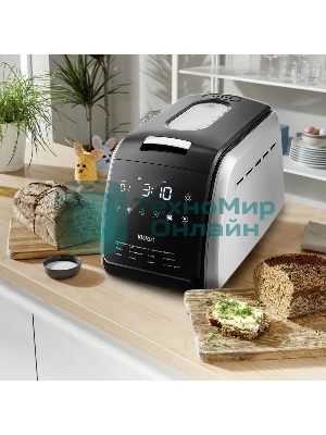 Хлебопечка Kitfort KT-305 черный/серебристый