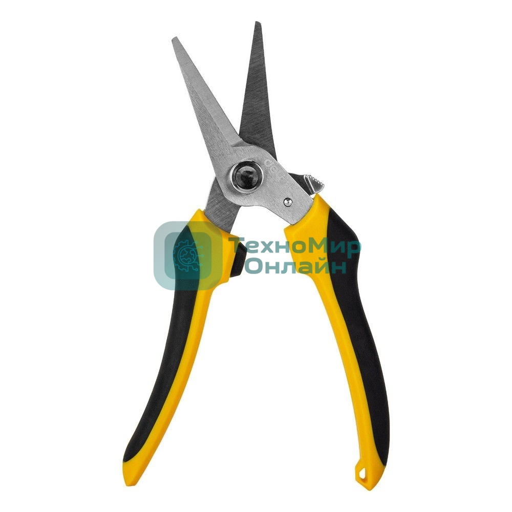 Ножницы универсальные строительные Deli DL2908 205мм, 48-52HRC, прорезиненная рукоятка