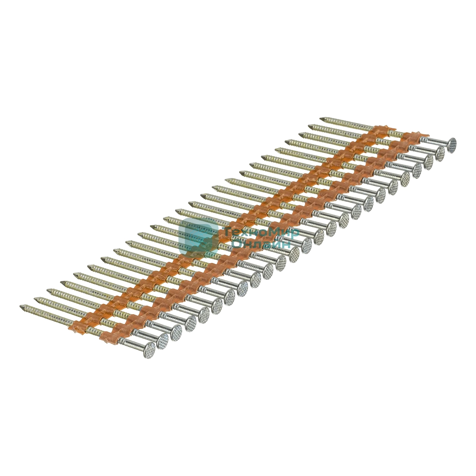 Гвозди Denzel для пнев. нейлера (оцинк.), длина - 65 мм, диам. - 2,9 мм, 2000 шт.