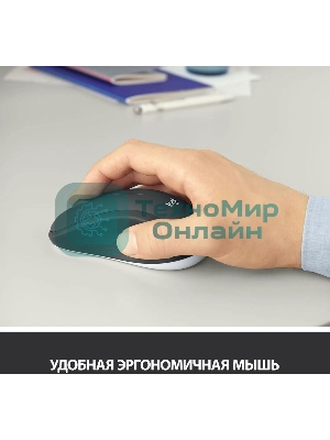 Комплект клавиатура+мышь Logitech MK540 беспроводной, USB, 1000 DPI, чёрный