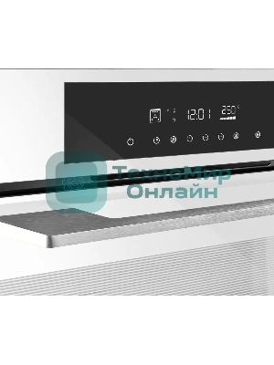 Шкаф духовой электрический Maunfeld AEOD60103W, 60л, дверца с 3 стеклами, белый