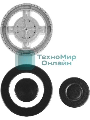 Газовая панель Maunfeld EGHS.95.33CS/G, 5 конфорок, нержавеющая сталь, серебристый